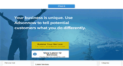 Desktop Screenshot of adsonnow.com